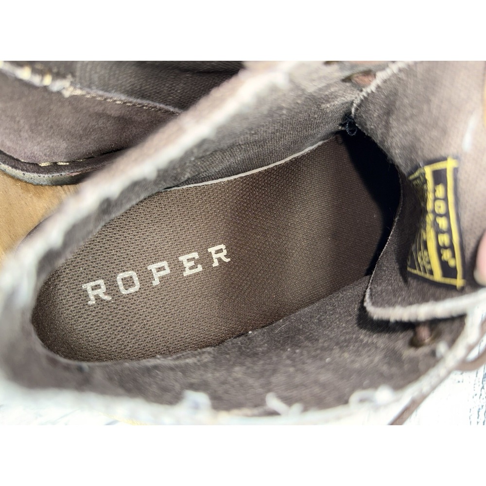 Roper Everett Casual Lace-Up Chukka Men's 10.5 Brown‎ Gum Outsoles - Picture 12 of 14